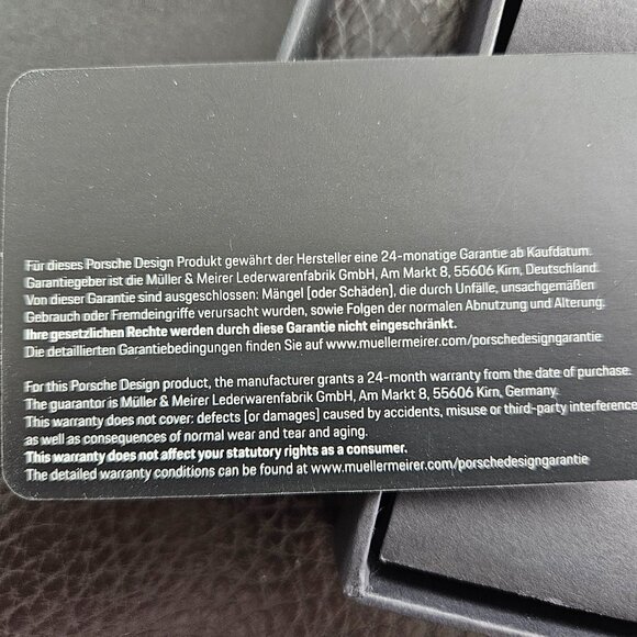 Porsche Design FC 4.0 Coin P SH6 Card Holder Wallet - Picture 15 of 15